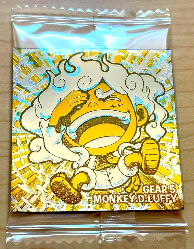 ワンピースウエハースシール log6 金ニカ コンプ ワンピースウエハース