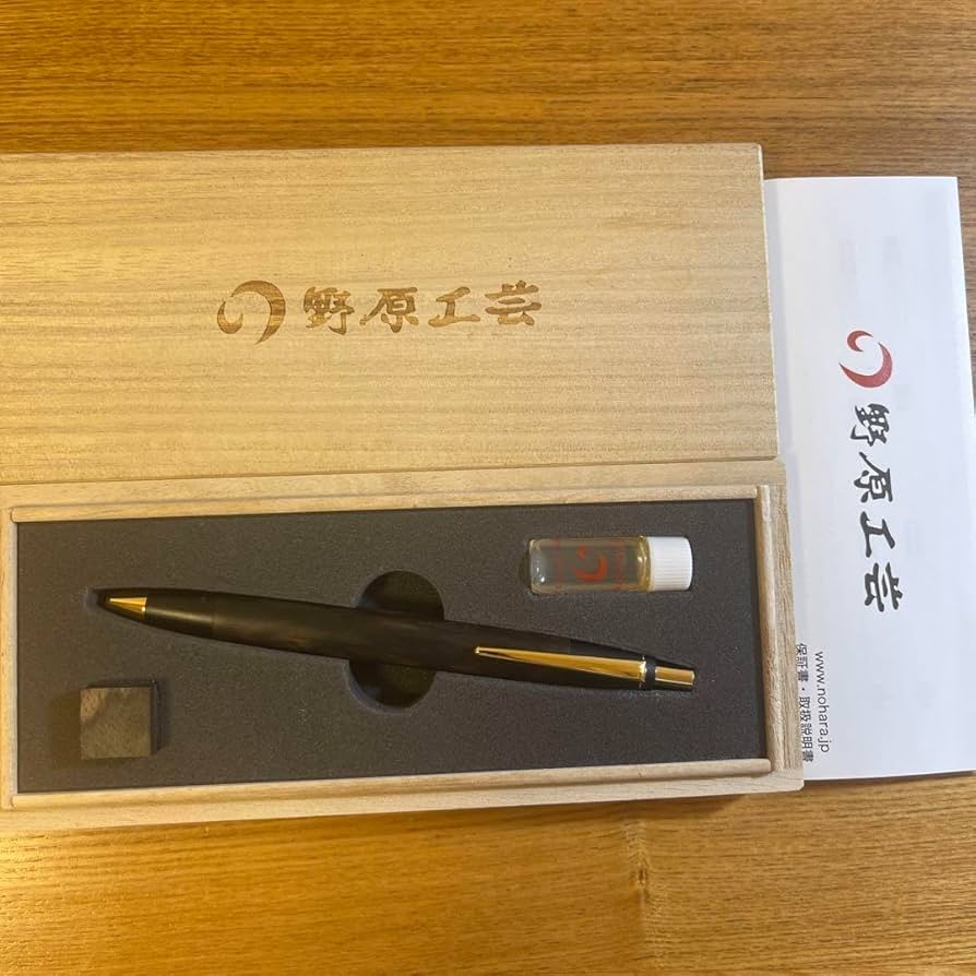 野原工芸 特上黒柿 特上黒柿のボールペン・スタンダード – 野原工芸