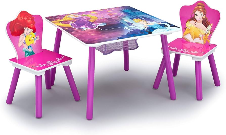 Amazon.co.jp: デルタ Delta ディズニー プリンセス 収納付きテーブル