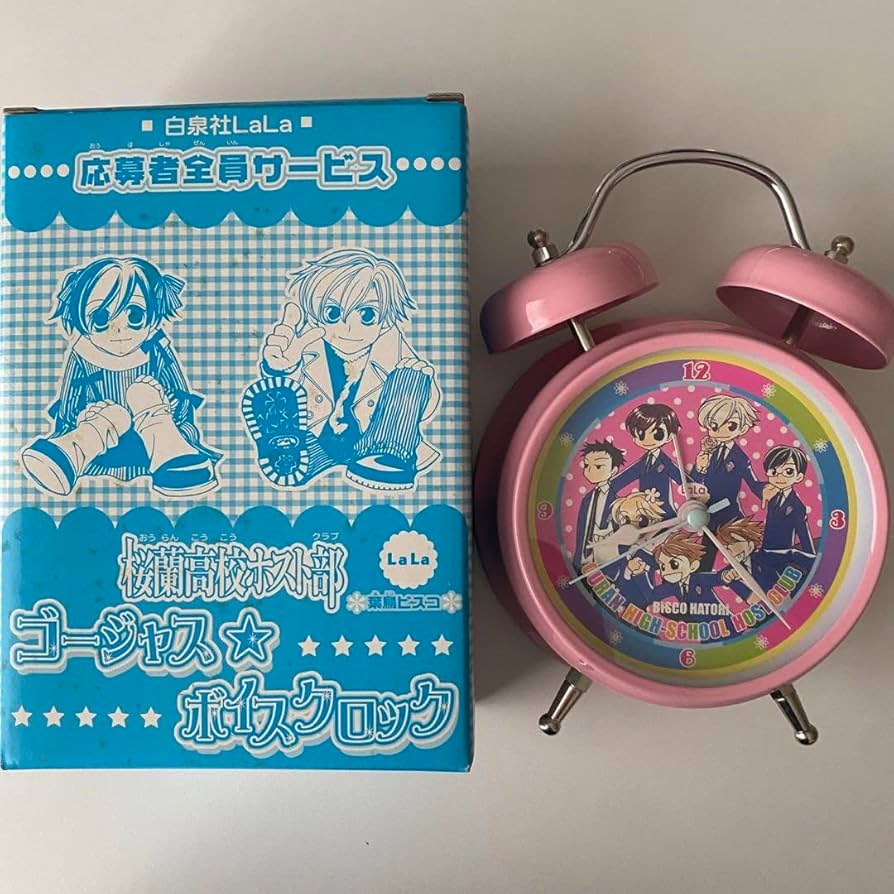桜蘭高校ホスト部 ボイスクロック目覚まし時計 【公式通販】