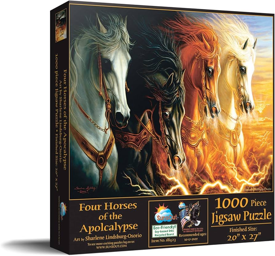 Amazon | SUNSOUT INC - 黙示録の四頭の馬 - 1000ピース