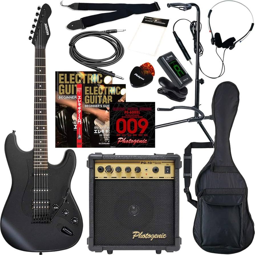 SELDER ブラック エレキギター ストラト SELDER ブラック エレキギター