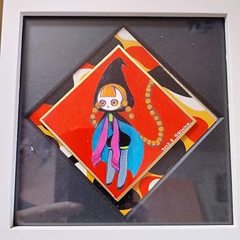 劇団 イヌカレー 2shiroinu アート作品 ゴールドフレーム 原画 劇団