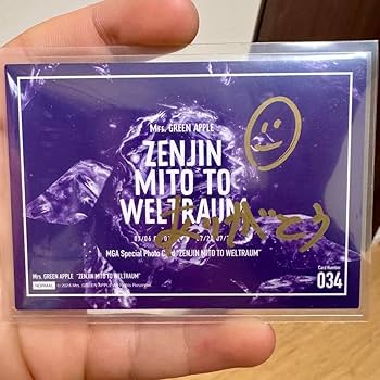 ZENJIN MITO TO WELTRAUM サイン入りフォトカード 大森元貴 Amazon.co