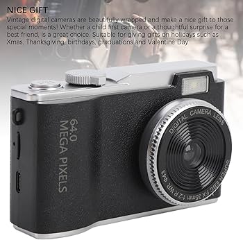 Amazon | 4Kデジタルカメラ、写真撮影用のヴィンテージCCDカメラ