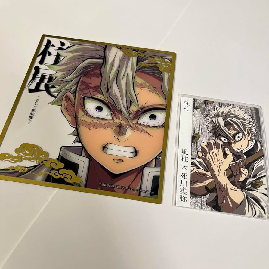 鬼滅の刃 不死川実弥 柱展 二層アクリルブロック 横ビジュアル 鬼滅の