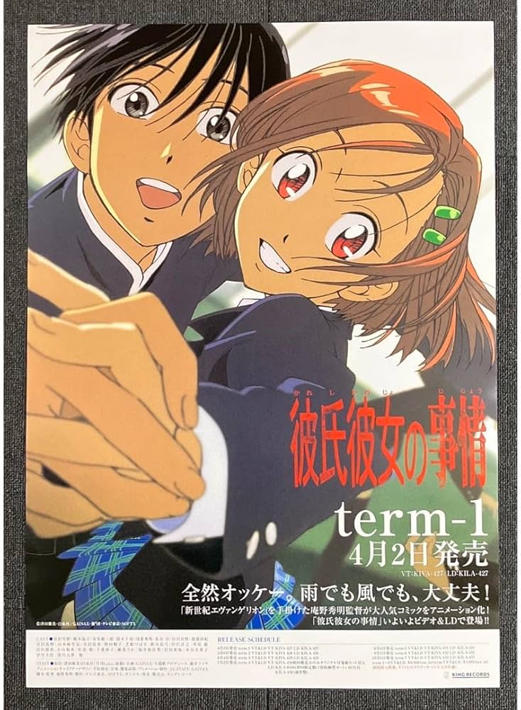 Amazon.co.jp: 『彼氏彼女の事情』ポスター 庵野秀明 平松禎史 GAINAX