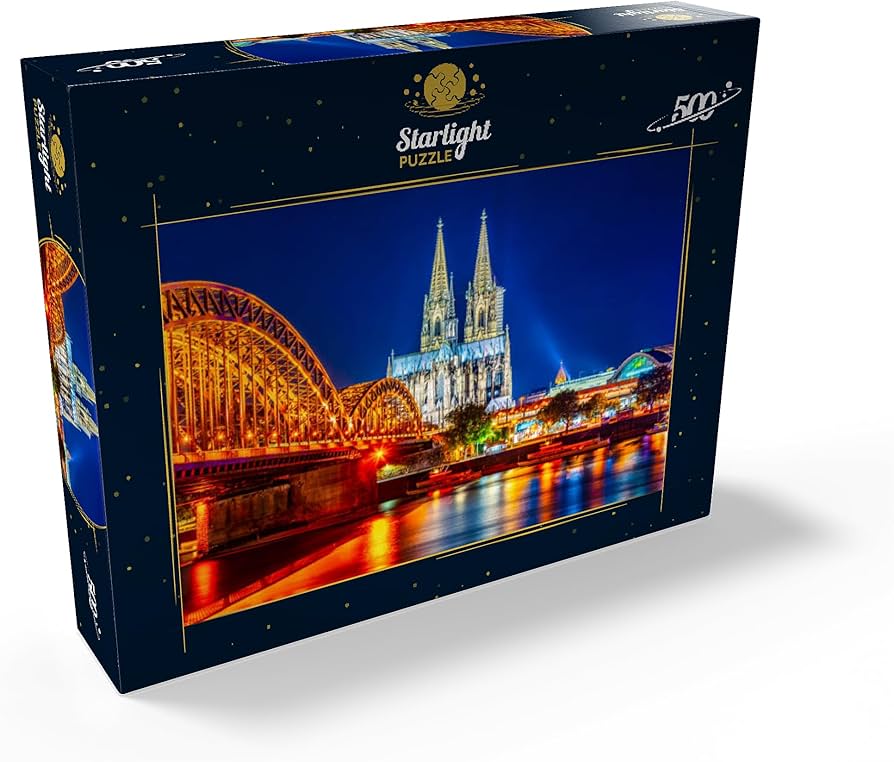 Amazon | MyPuzzle ケルン大聖堂とドイツのラインに架かるホーエンツォ