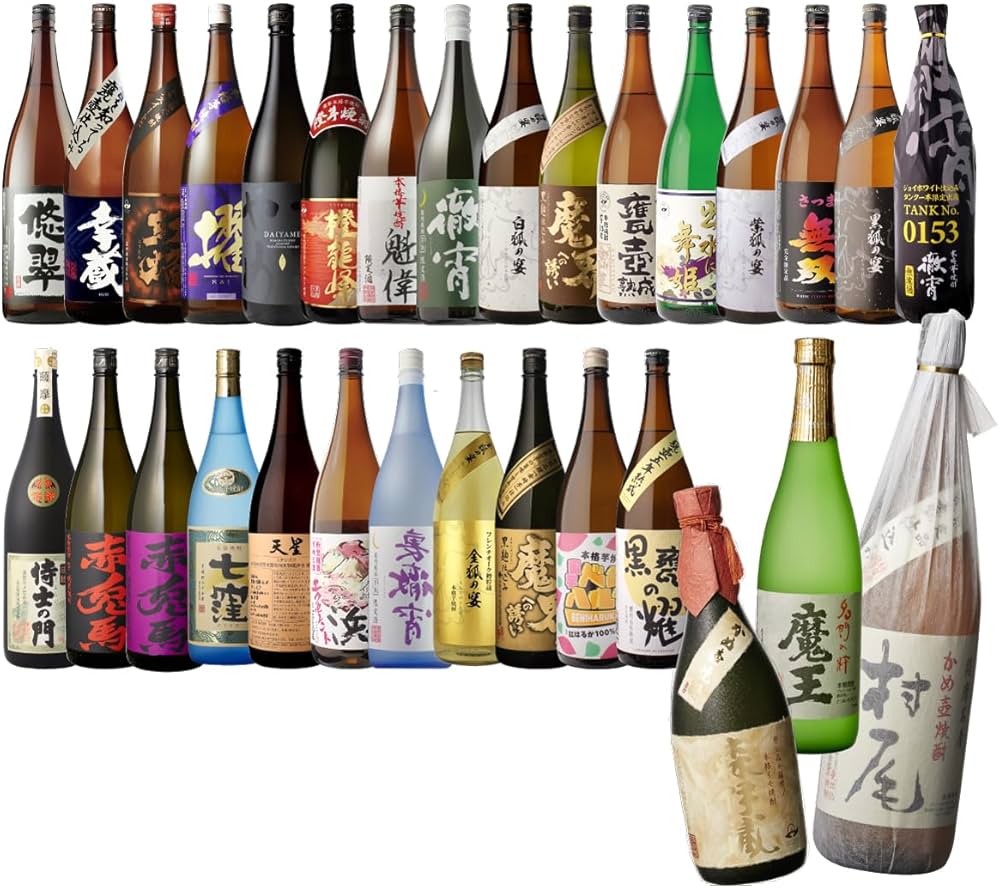 Amazon.co.jp: 3M（森伊蔵、魔王、村尾）入り！ 大酒豪様必見！ 憧れの