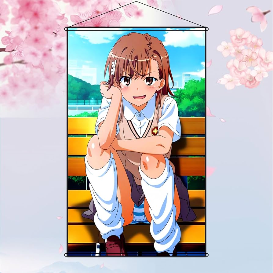 Amazon.co.jp: タペストリー とある科学の超電磁砲 御坂美琴 ポスター