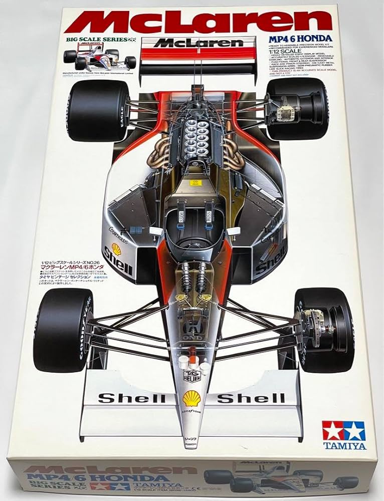 MacLaren MP4/6 HONDA 1/12 TAMIYAセナ人形付限定品 MacLaren MP4/6