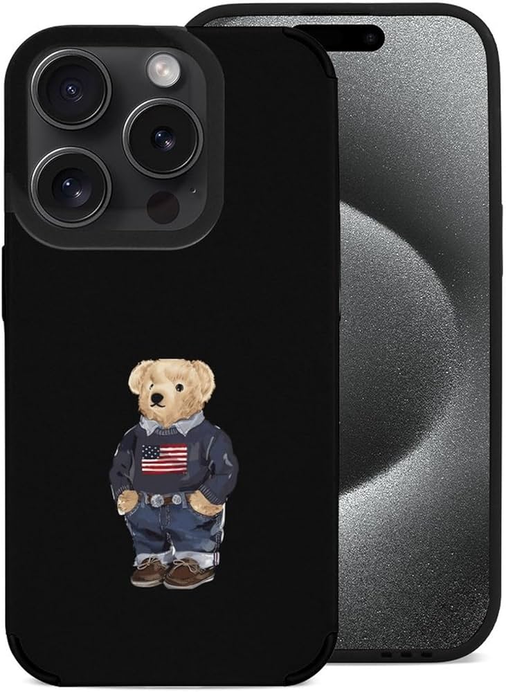 Amazon.co.jp: くま ポロベアー iPhone 15ケース iPhone 15 Plus