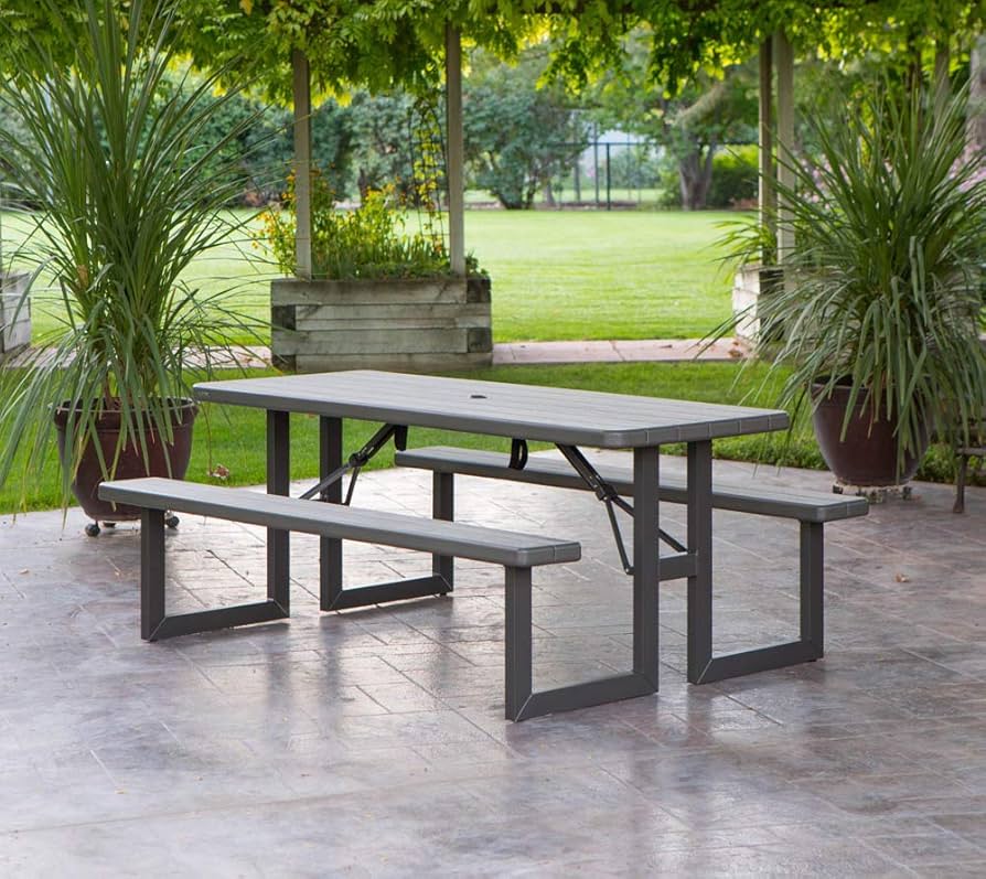 LIFETIMEフレーム ピクニックテーブル折りたたみ 6人 ～ 8人 LIFETIME