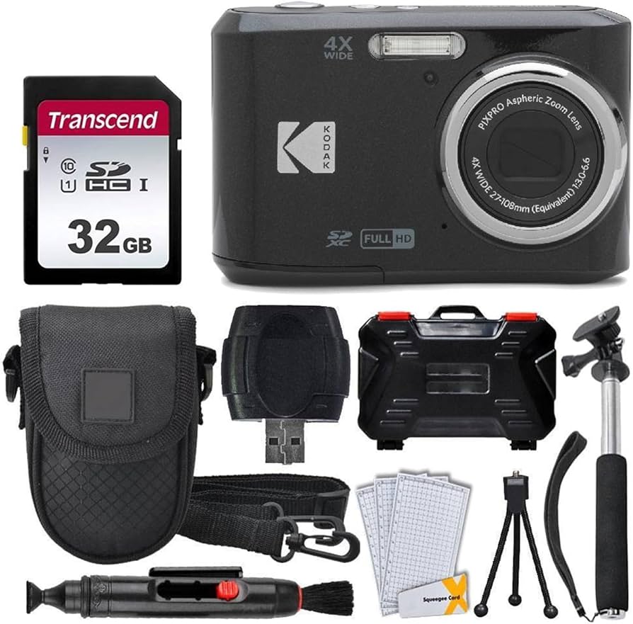 Amazon.com : Kodak PIXPRO FZ45 Digital Camera, 32GB Memory Card
