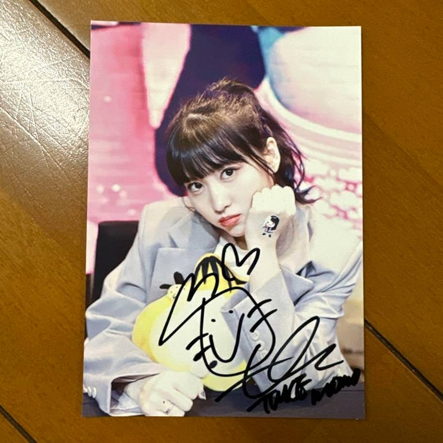 twice momo モモ ポラロイド 直筆サイン チェキ once japan TWICE モモ
