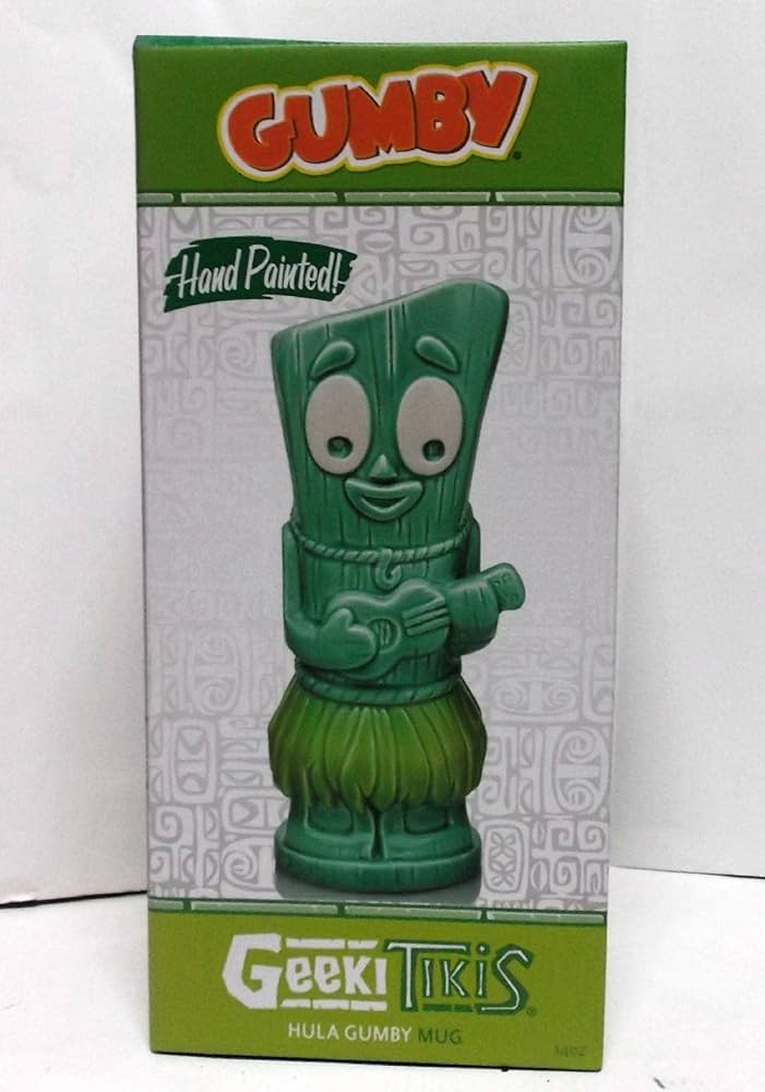 Amazon.co.jp: ガンビー ティキ マグ Gumby in Hula Skirt 14 oz