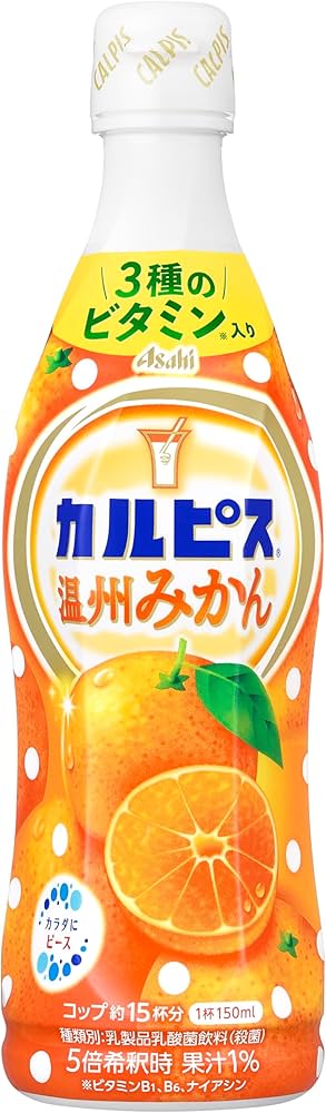 Amazon.co.jp: アサヒ飲料 カルピス 温州みかん 470ml×12本[希釈用