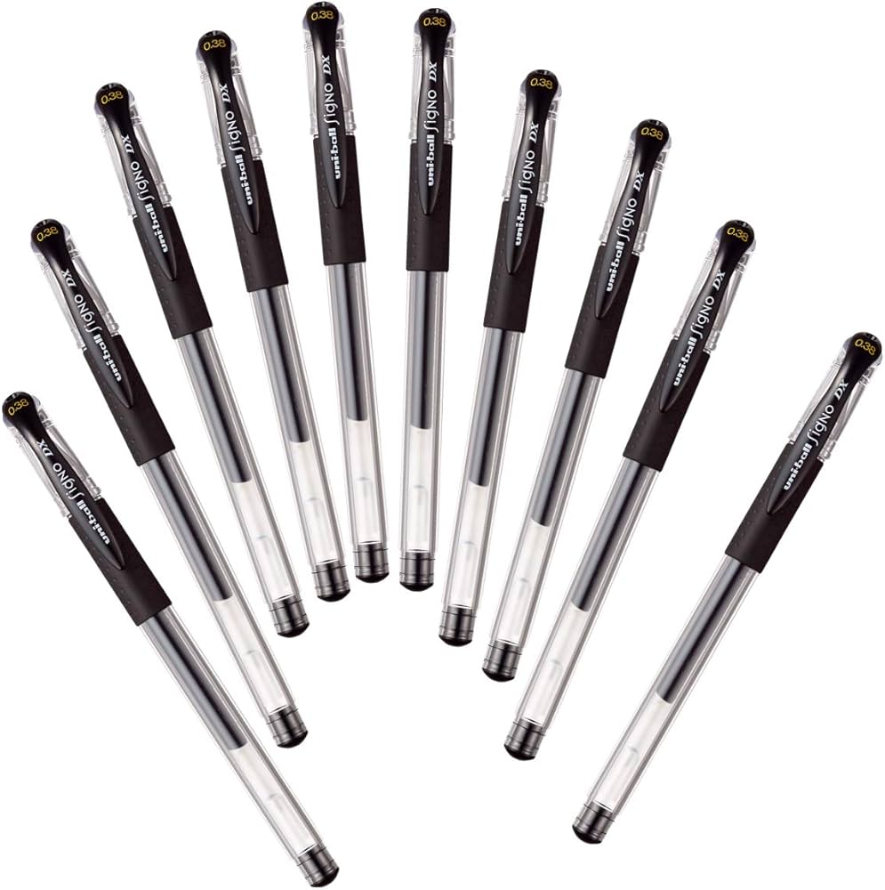 Amazon | 三菱鉛筆 ゲルボールペン ユニボール シグノ 0.38 黒 10本