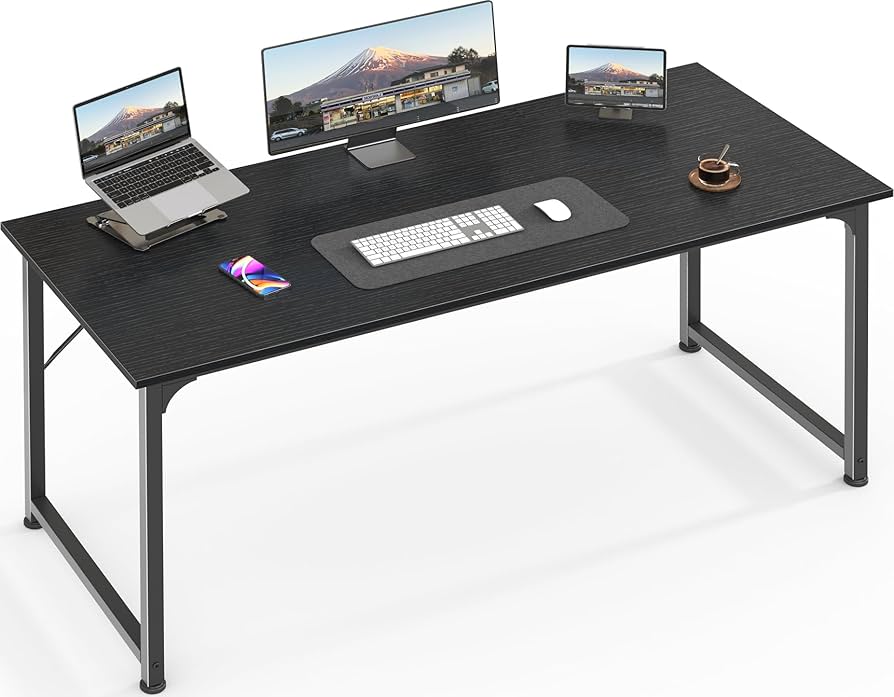 Amazon.com: Huuger Computer Desk, 55 Inch Home Office Desk, Gaming