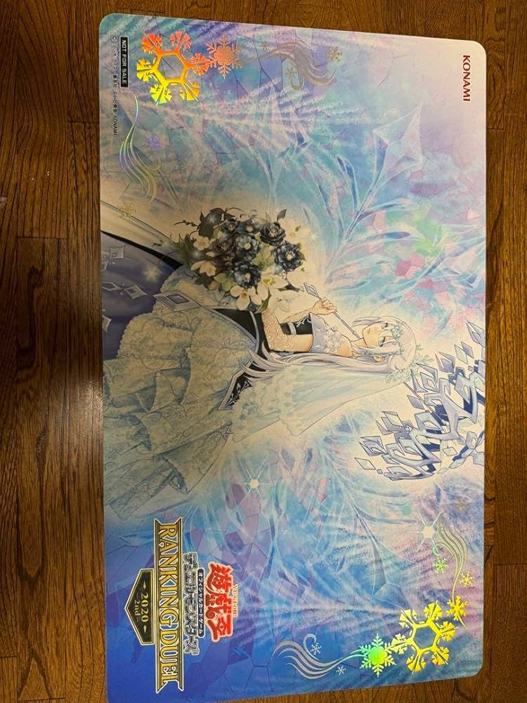遊戯王 ランキングデュエル 六花聖ティアドロップ プレイマット 未開封