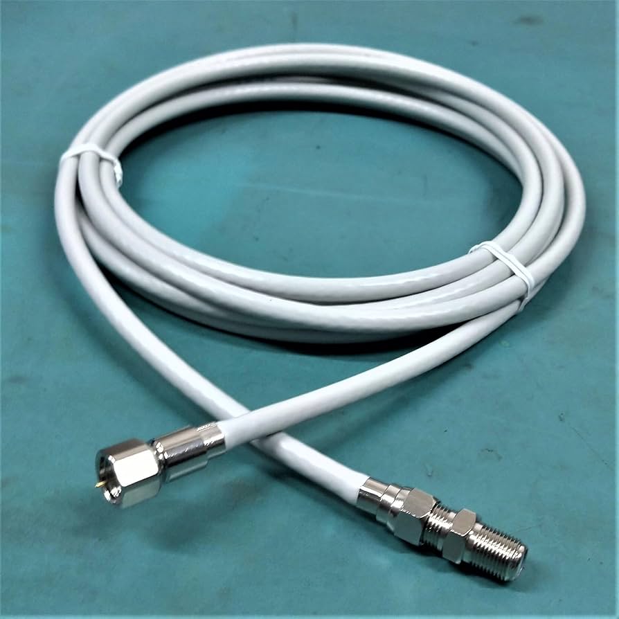 Amazon | 延長もできる テレビ接続ケーブル 4m 4K8K対応 F型ピン付ねじ