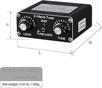 Amazon | QRP Z-Match 手動アンテナチューナー 3-28MHz HAMラジオ用