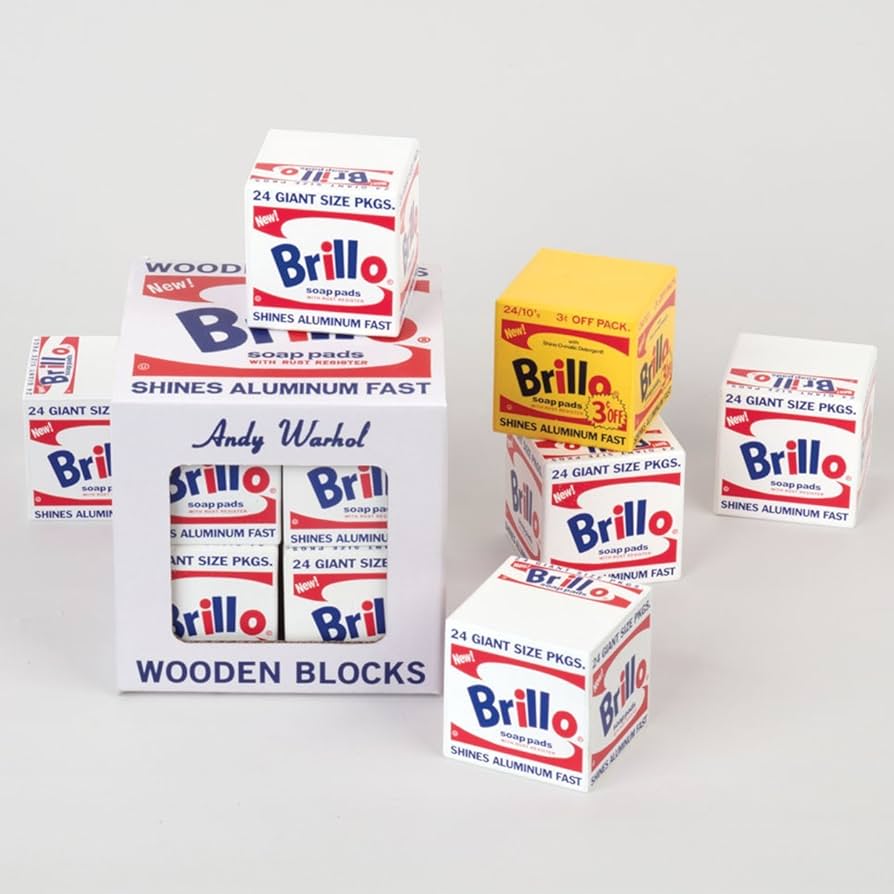 Amazon.co.jp: Andy Warhol Brillo Wooden Blocks : Mudpuppy: おもちゃ