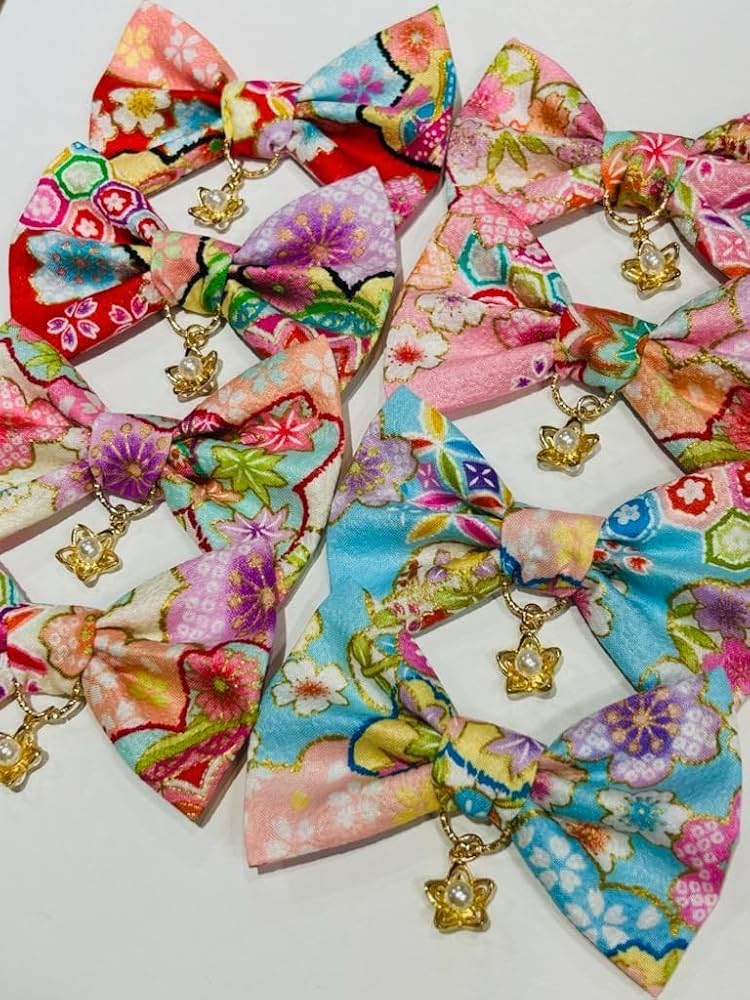 Amazon.co.jp: トリミングチョーカー 犬用 お正月 和柄② チャーム付