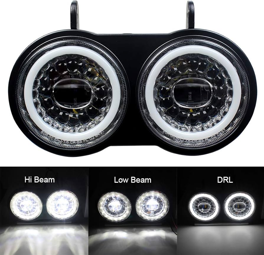 Amazon | AtubeixビューエルXBモデル2003-2010年のホワイトハローDRL