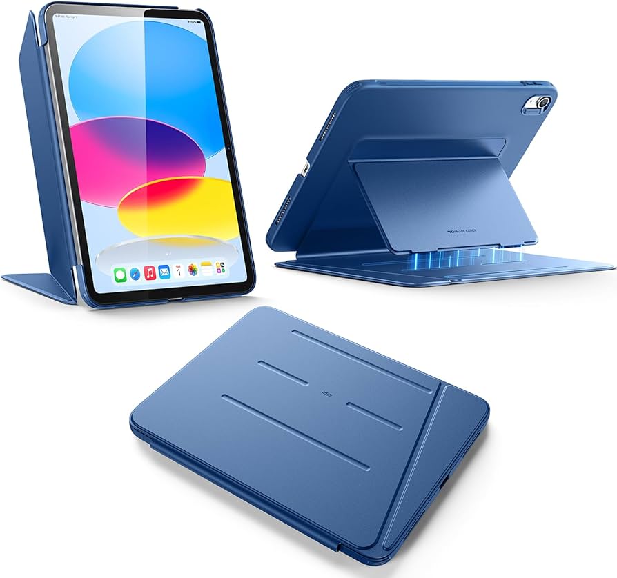 iPad 第11世代 A16 Wi-Fi 128GB ブルー ESRケース付き iPad 11世代（A16)