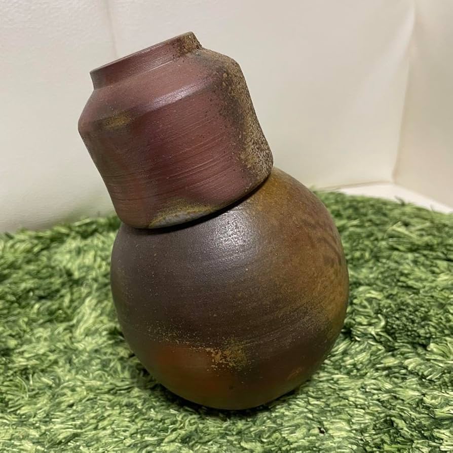備前焼 男根徳利 用心箱 酒器 とっくり ぐい呑 酒盃 酒杯 お猪口 置物