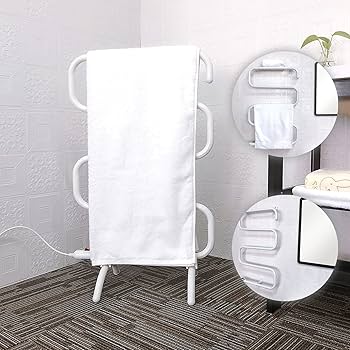 Amazon.co.jp: スマート電気タオルウォーマー、自立型Sタイプ加熱