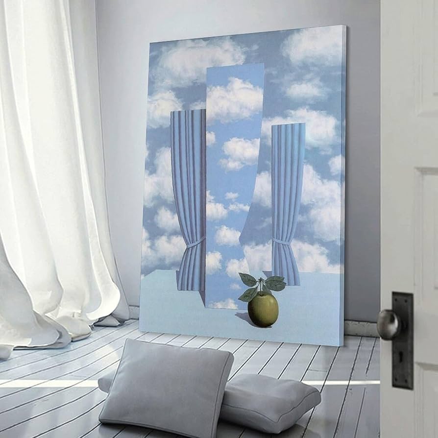 Amazon.co.jp: René Magritteルネ・マグリット《美しい世界》ポスター