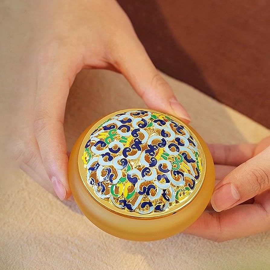 Amazon｜粉末香炉、中国香炉キット、香道具、香炉、純銅蓋ガラス香炉