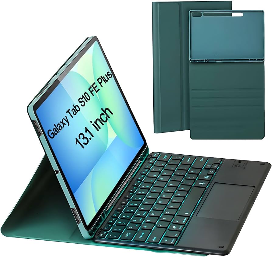 Amazon.com: Keyboard Case for Samsung Galaxy Tab S10 FE Plus/S10