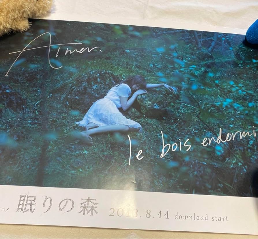 Aimer 眠りの森 ポスター 直筆サイン入り Aimer 眠りの森 ポスター