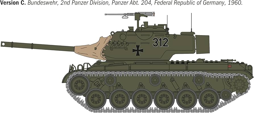 Amazon | イタレリ 1/35 アメリカ M47 パットン プラモデル IT6763