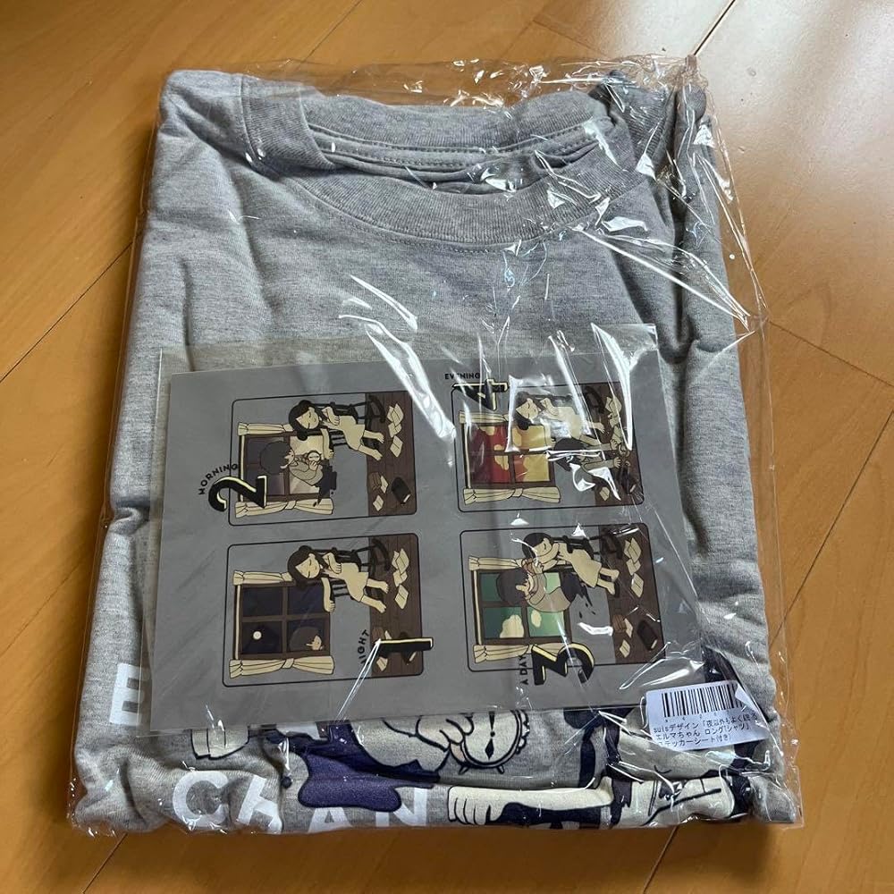 Amazon.co.jp: 夜以外もよく眠るエルマちゃんロングTシャツ suisさん
