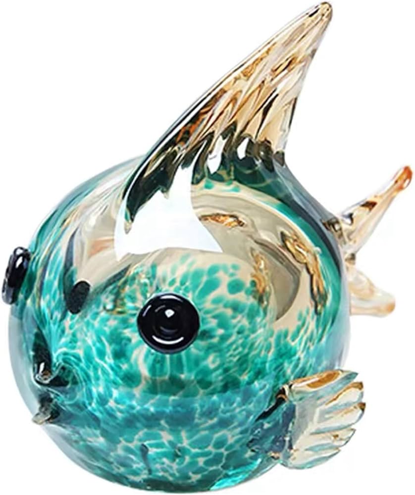 Amazon.co.jp: 魚 動物 置物 クリスタルガラスの魚 おしゃれ 北欧
