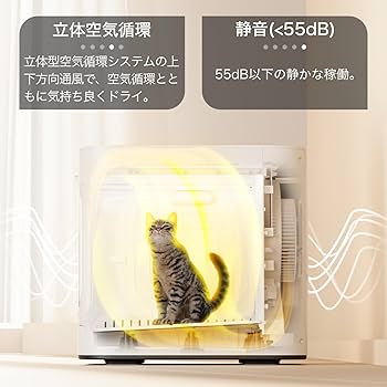 Amazon | TOTOSHASHA ペット ドライルーム 小型犬 猫 ドライハウス