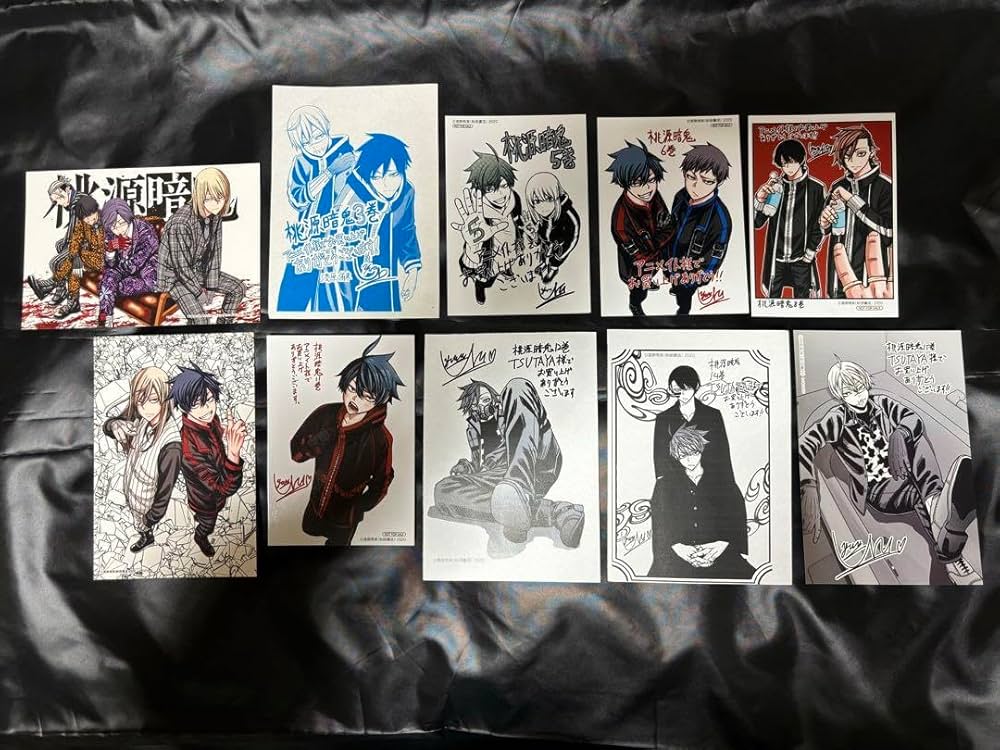 桃源暗鬼 特典 まとめ売り イラストカード クリアカード ブロマイド