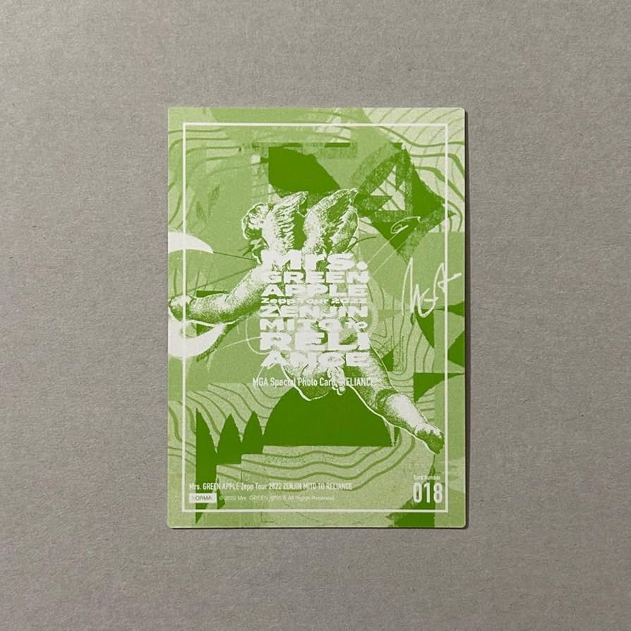 ゼンジン フォトカ 大森さん 48番 レア Mrs GREEN APPLE ミセス