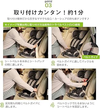 Amazon | 日本育児 チャイルドシート トラベルベスト ECプラス デニム