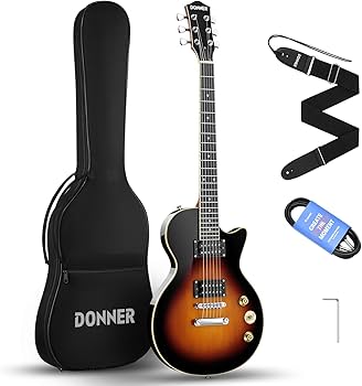Amazon.com: Donner 39 Inch LP Electric Guitar Solid Body Beginner