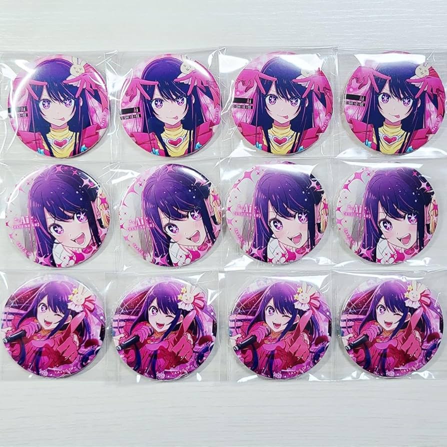 Amazon.co.jp: アイ 12点 推しの子 缶バッジ B小町 星野アイ アイドル