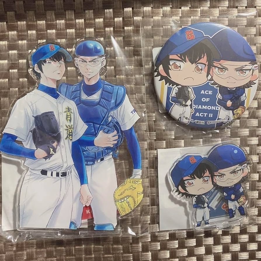 ダイヤのA 御幸一也 缶バッジ オンラインくじ ダイヤのA】御幸一也