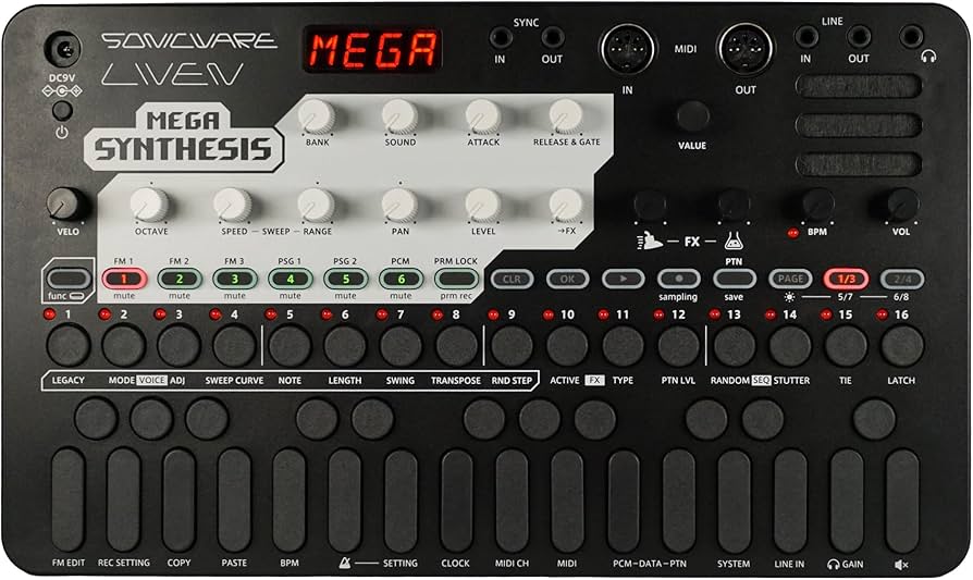 Amazon.com: Sonicware Liven MEGA SYNTHESIS [Retro Game Music
