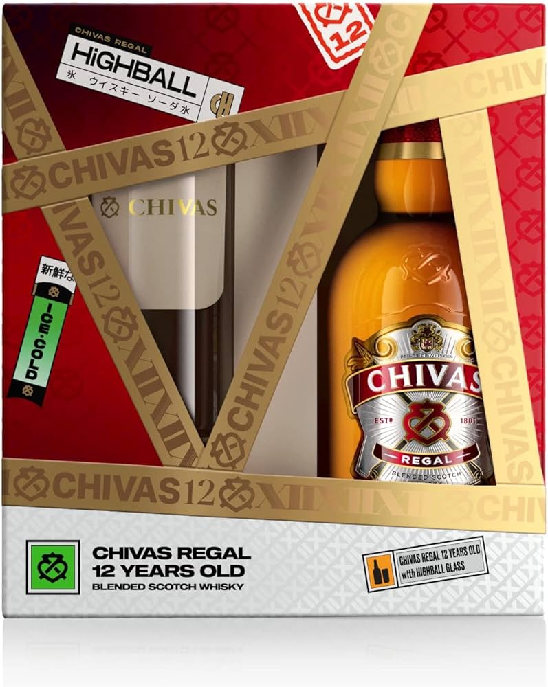 Amazon.co.jp: 【家飲み・ギフト】シーバスリーガル 12年 グラス付き