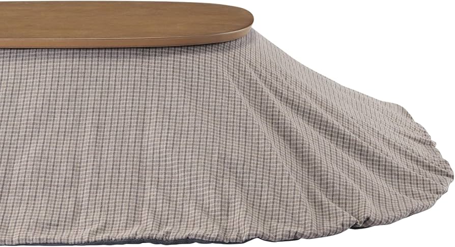 Amazon.co.jp : 無印良品 フランネルこたつふとん グレーチェック 小