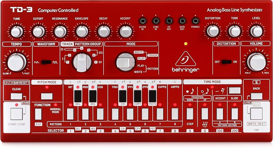 Amazon | Behringer TD-3-RD アナログベースラインシンセサイザー VCO